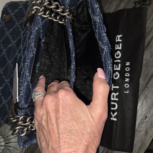 Kurt Geiger Denim Bag - Picture 4 of 7